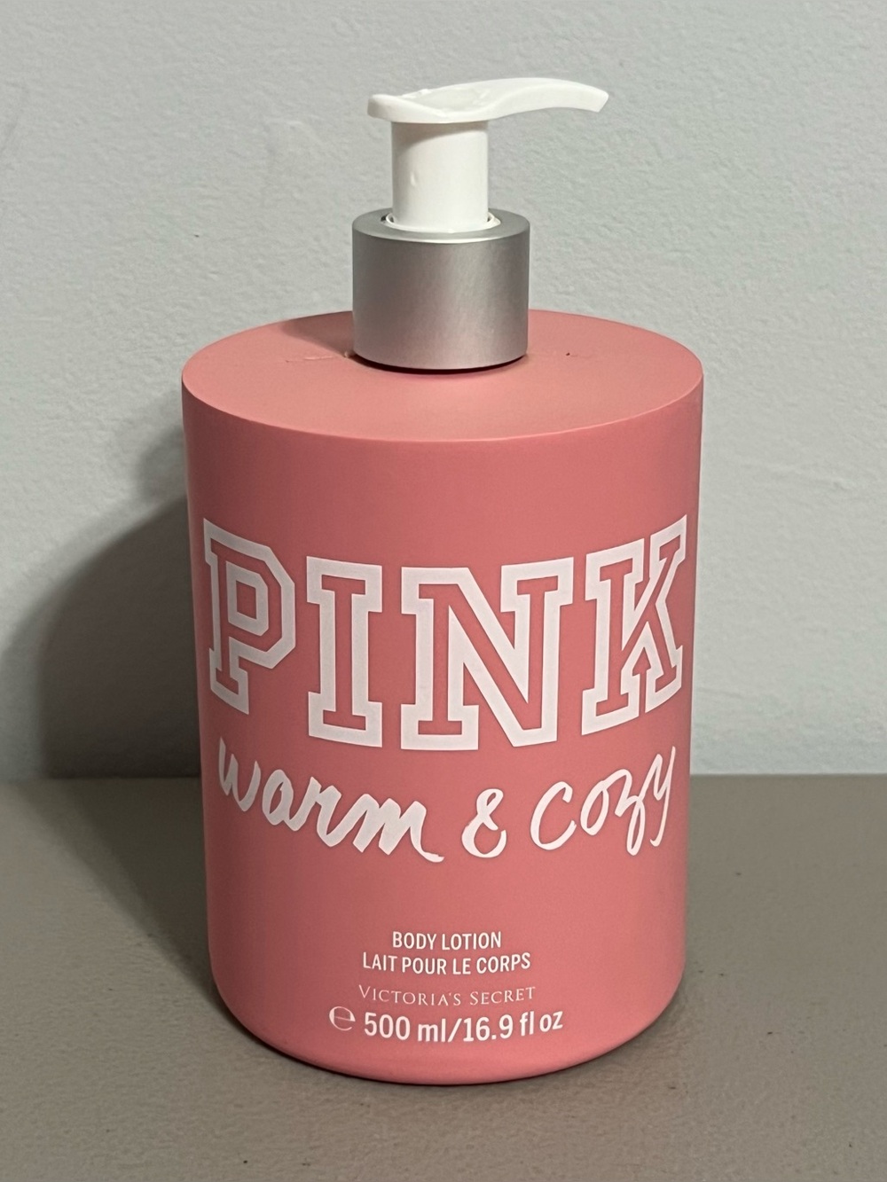 Victoria's Secret PINK Warm & Cozy Body Lotion Toasted Vanilla Peony 16.9 oz New
